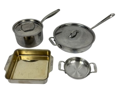 All-Clad & Breville Stainless Cookware 4pc LOT