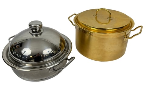 Italian Teknika by Silga Cookware Pots 2pc LOT