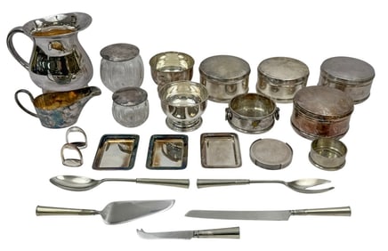 Ralph Lauren Silver-Plated Tableware 23pc LOT