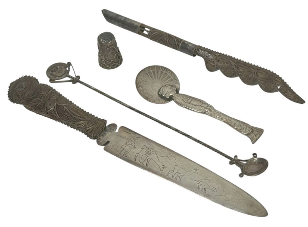 Sterling Silver Filigree Decorative Items 5pc LOT (1 of 11)