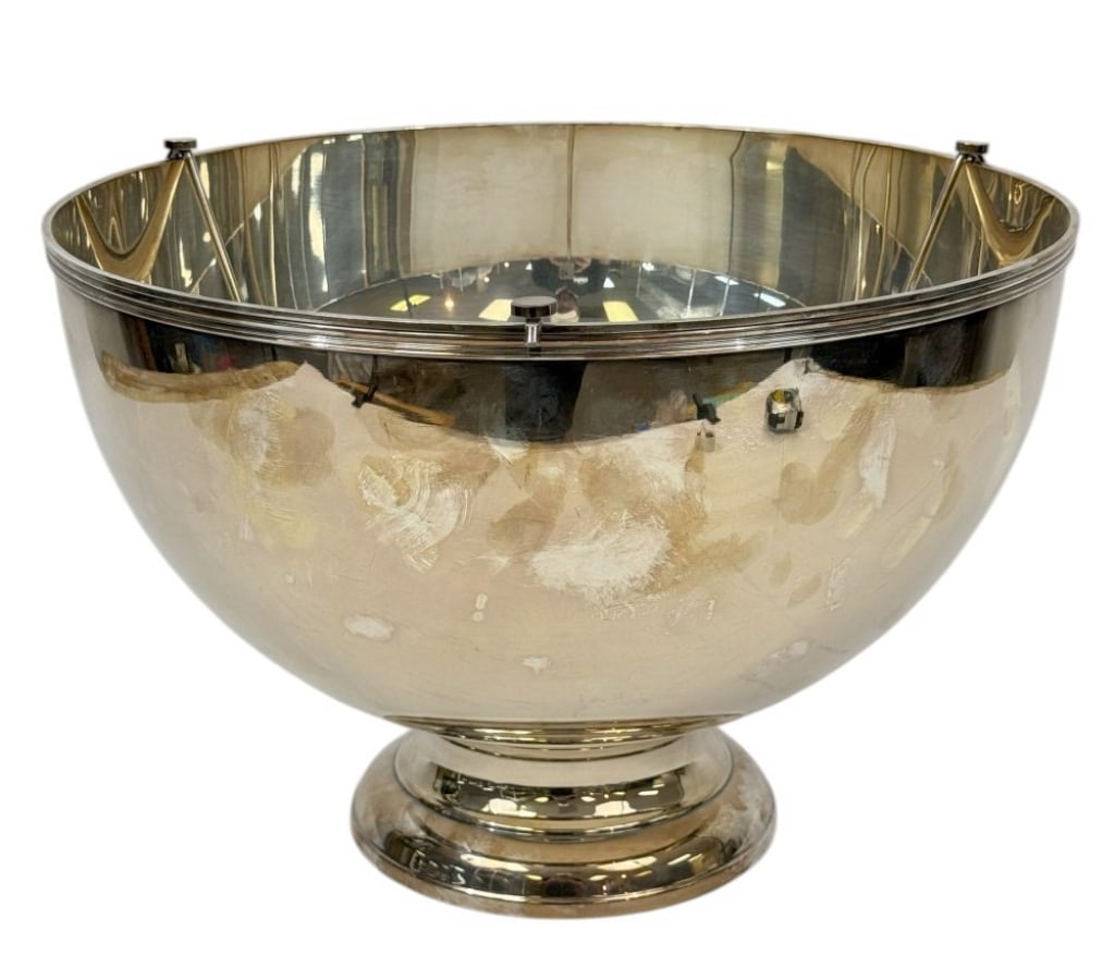 Saint Hilaire Silverplated Champagne Punch Bowl (1 of 5)