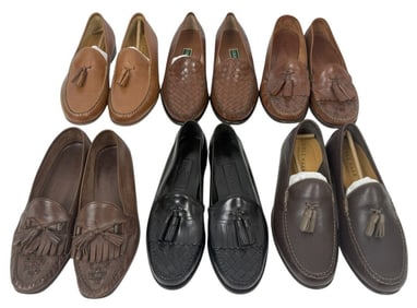 Cole Haan Tassel & Woven Loafers Sz 9.5-10 6 Pairs