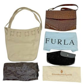 Designer Handbags: Gucci, Furla & Gianfranco Lotti