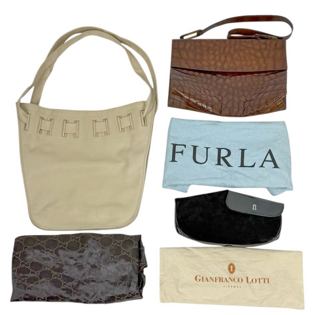 Designer Handbags: Gucci, Furla & Gianfranco Lotti (1 of 20)