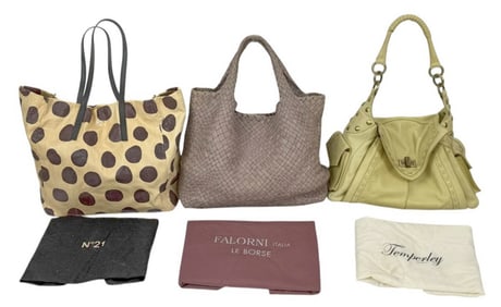 No. 21, Falorni Italia & Temperley Handbag 3pc LOT
