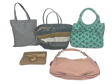 Estate Designer Handbag Purses 5pc LOT