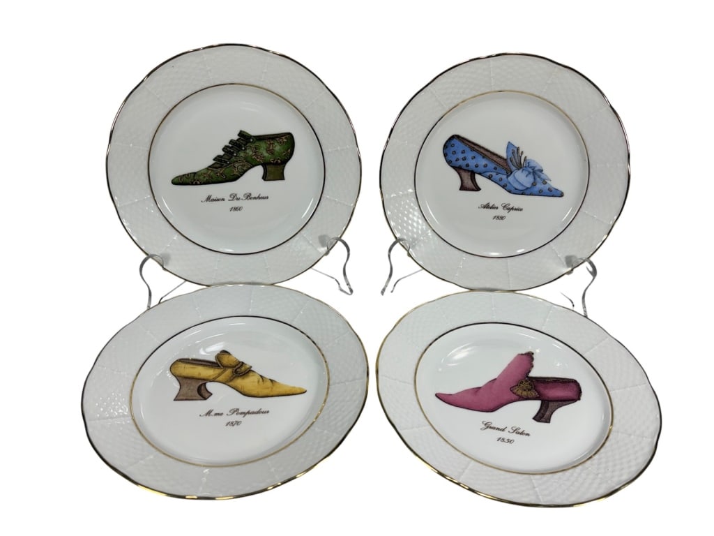 Email de Limoges Hand Decorated Plates 4pc LOT (1 of 7)