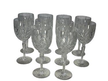 Waterford Marquis Style Crystal Glasses 10pc LOT