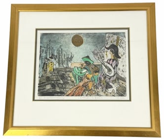 Theo Tobiasse 'Diaspora' Color Lithograph SIGNED
