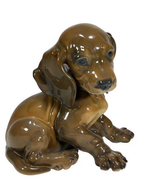 Rosenthal Dachshund by T. Karner Porcelain Fig (1 of 6)