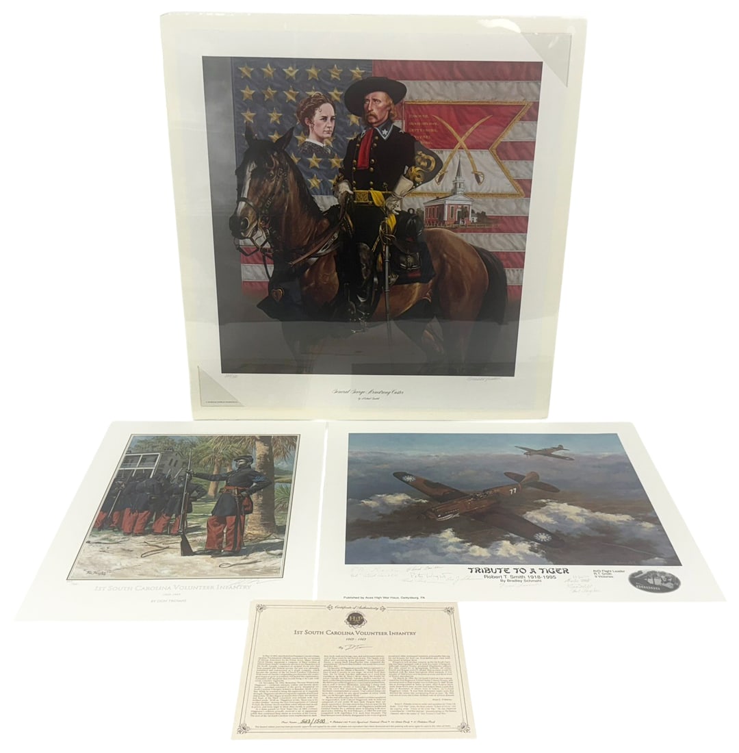 Military Themed Limited Edition Signed Prints 3pcs (1 of 14)