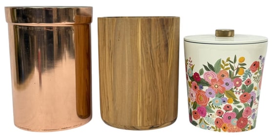 Williams Sonoma & Rifle Paper Co. Ice Buckets 3pcs