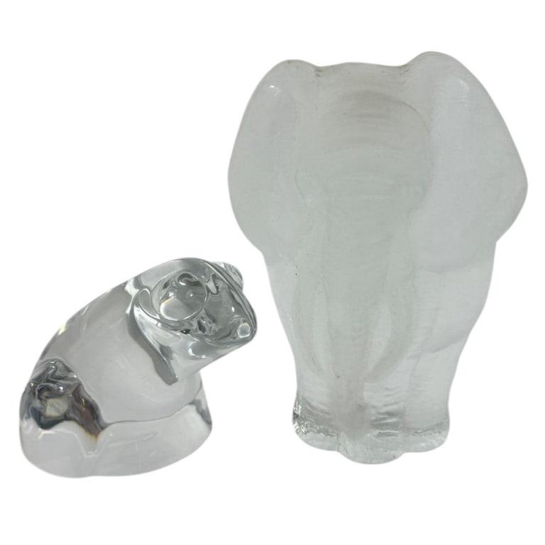 Orrefors & Viking Glass Animal Paperweight Figures (1 of 5)