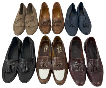 Salvatore Ferragamo Tassel & Fringe Shoes 6 Pr LOT