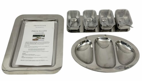 Frontgate Stainless Steel Super Chill Service Set