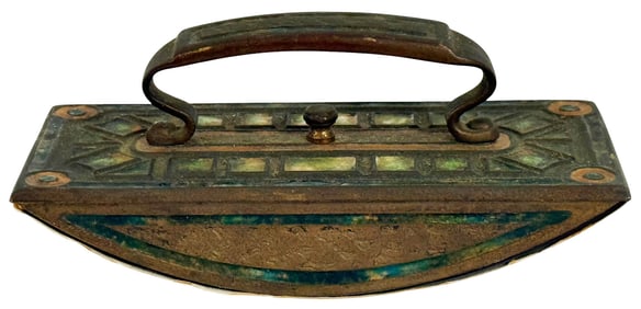 Louis C. Tiffany Deco Bronze Favrile Rocker Blotter