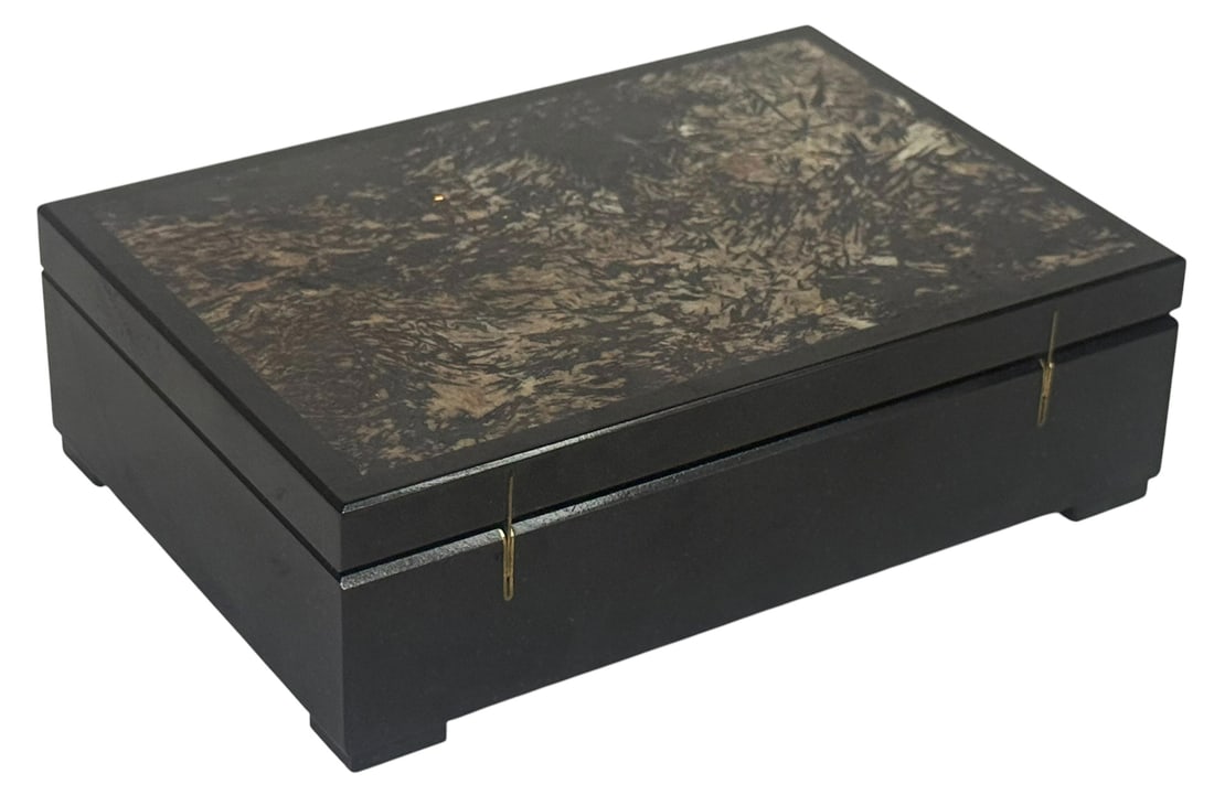 Russian Astrophyllite & Onyx Polished Jewelry Box (1 of 10)