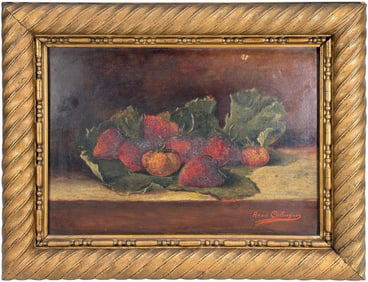 Rosa Calcagno Still Life Oil Painting on Board