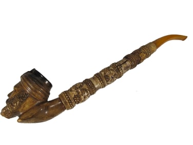 Antique Large Orientalist Meerschaum Pipe