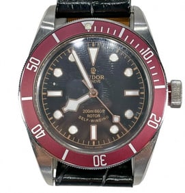 Tudor Geneve Heritage Black Bay Red Dive Watch
