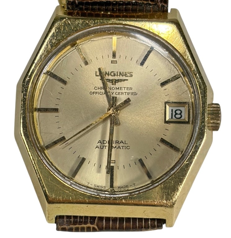 Longines Admiral Chronometer Gold Filled Watch (1 of 7)