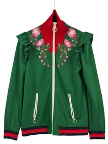 Gucci 'Hollywood' Embroidered Zip-Up Jacket