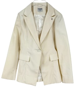 Vintage Chanel Boutique Cream Blazer Jacket