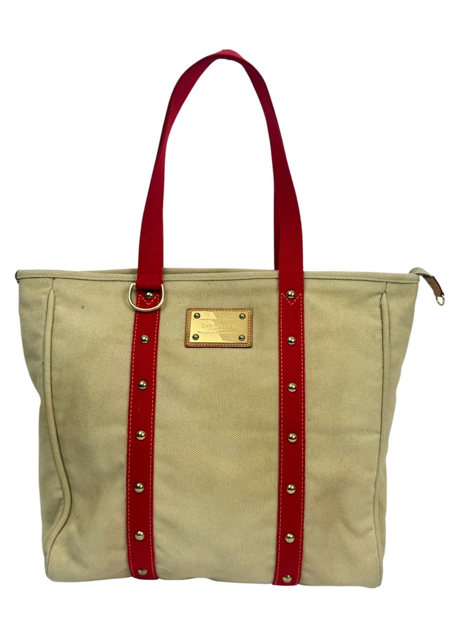 Louis Vuitton Inventeur Canvas Tote Shoulder Bag (1 of 8)