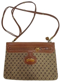 Paolo Gucci Monogram Wristlet Clutch Bag Purse