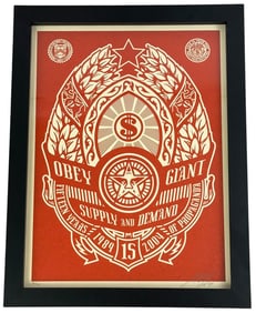 Shepard Fairey Supply & Demand LE Screenprint 2004