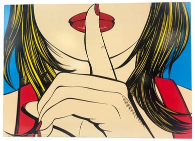 Deborah Azzopardi 'Ssshh!' Vintage Pop Art Print