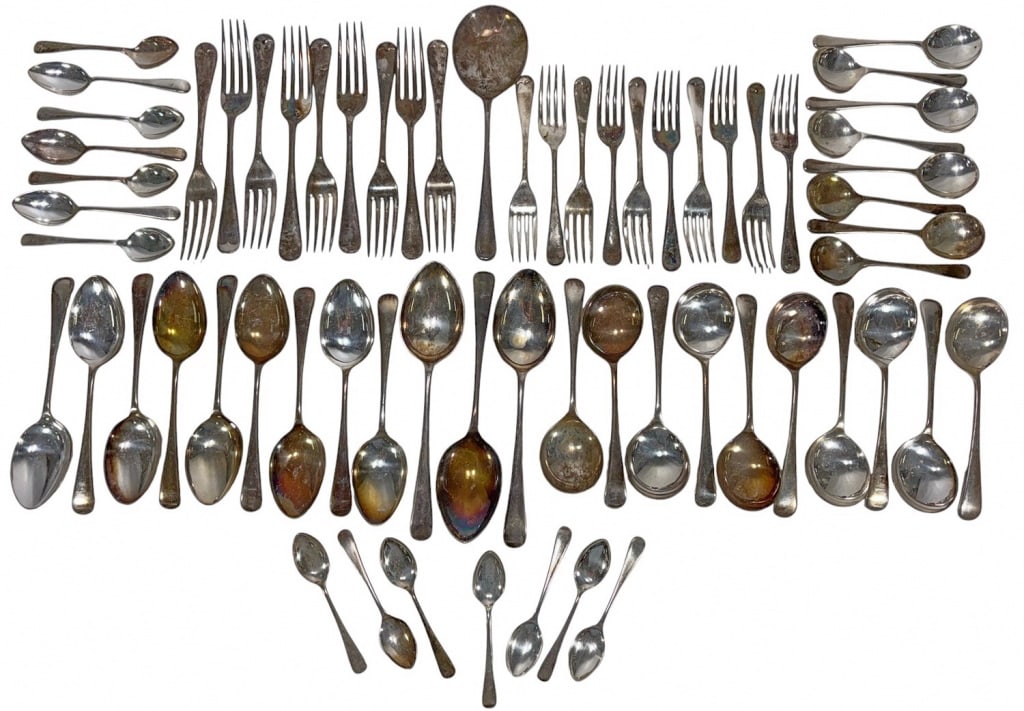Sheffield England Silver-plated Flatware 64pc LOT (1 of 8)