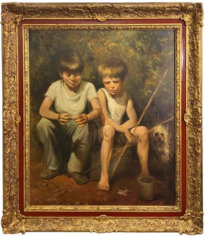 Morando Luque (b.1915) Argentinean Oil on Canvas (1 of 6)