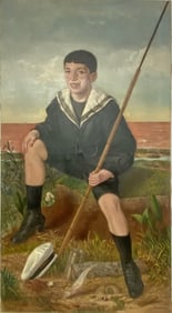 Santiago J. Albarracin (1855-1929) Oil on Canvas