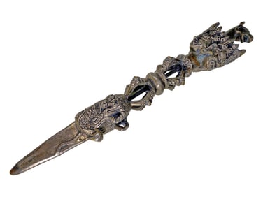 Tibetan Phurba Hayagriva Buddha Ceremonial Dagger