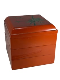 Japanese Lacquered Jubako Lunch Box