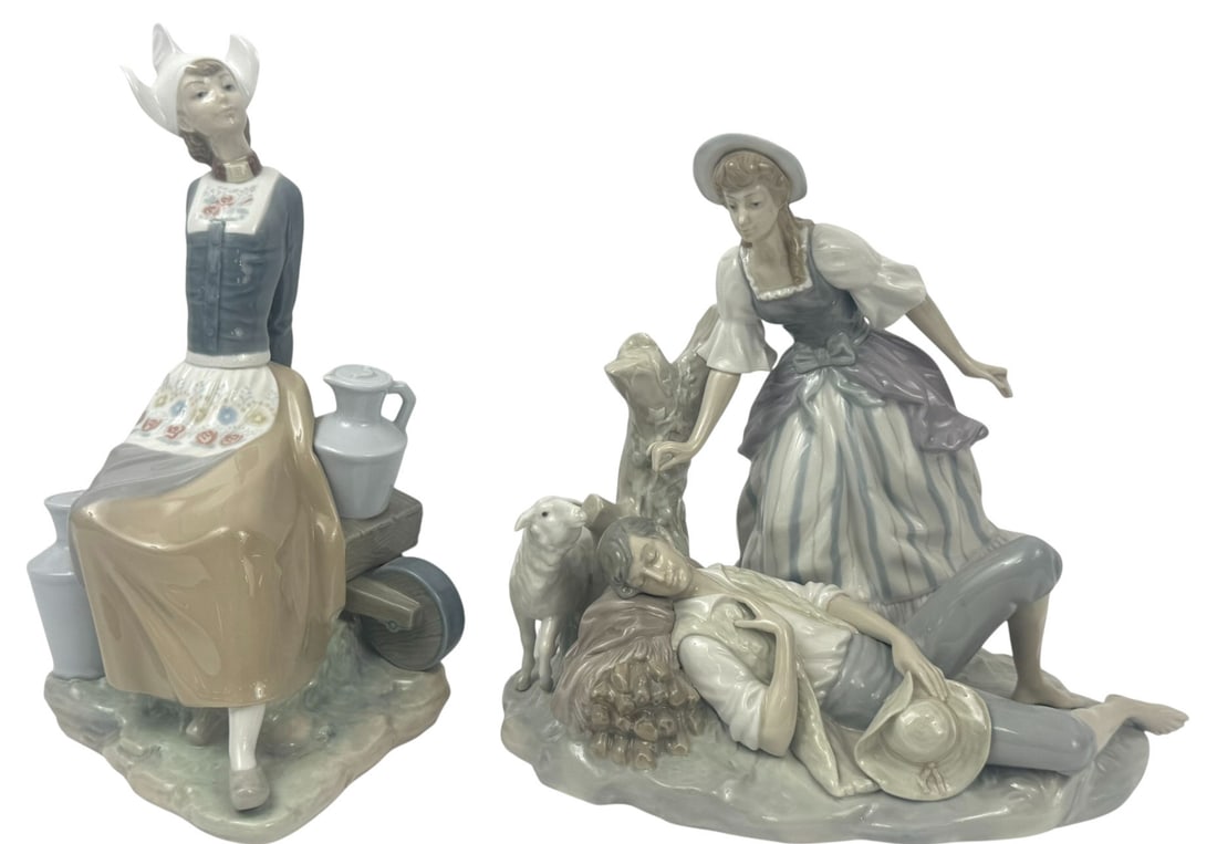 Lladro Spanish Porcelain #4760 & #4979 2pc LOT (1 of 13)