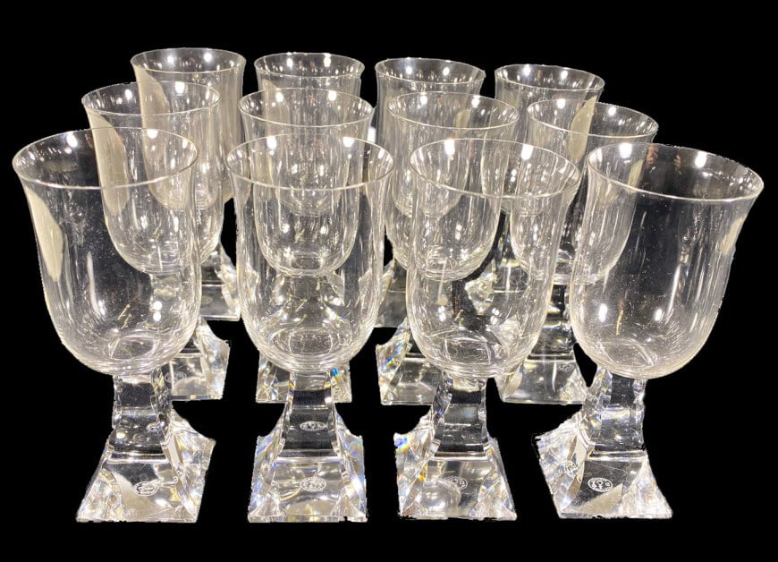 Baccarat Maladetta Crystal Liquor Glasses 12pc LOT (1 of 6)
