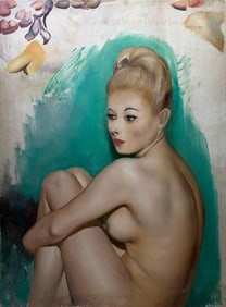 Marc Olivier Gregorie French Nude Oil Painting