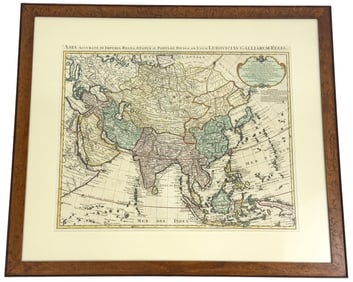 Carte dAsie 18th Century Reproduction Map