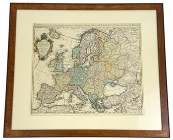 Carte dEurope 18th Century Reproduction Map