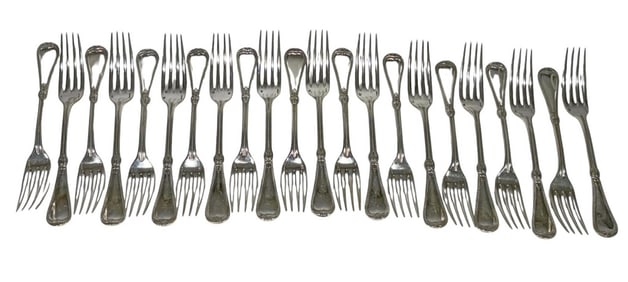 Christofle French Flatware Dinner Fork 22pc SET