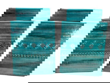 Pair of Global Views Italian Tall Dot Dash Vases