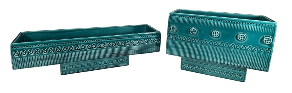 Global Views Italian Tall Dot Dash Planters 2pcs (1 of 8)