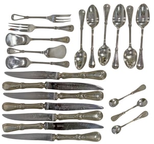 Christofle French Knives, Spoons & Forks 21pc LOT