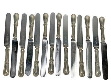 Christofle Handle & Mappin & Webb Blades 14pc LOT