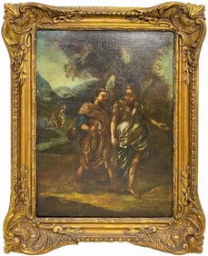 18th/19th C Continental School Oil on Canvas