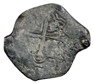 Mexico 1715, 8 Reales Silver Flat Coin