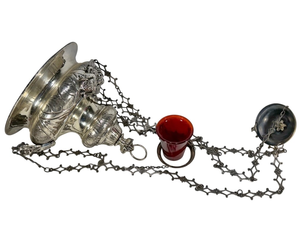 VTG Silverplated Sanctuary Church Hanging Censer (1 of 5)