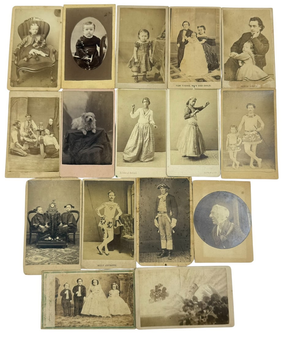 19th Century Carte de Visite Photographs 16pc LOT (1 of 8)